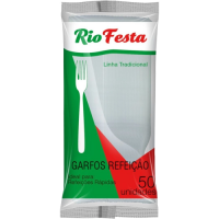 Imagem do produto Garfo Descartável Refeição pacote c/ 50 UND